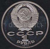 Szovjetunió 1987. 1R " 130 éve született K.E.Ciolkovszkij" T:PP tanúsítvánnyal