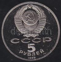 Szovjetunió 1989. 5R " A moszkvai Vörös Tér " T:PP Tanúsítvánnyal!