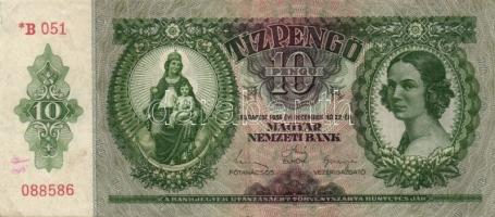 1936. 10P (7x) "*B" sorozat T:III