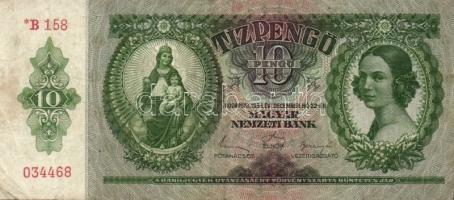 1936. 10P (7x) "*B" sorozat T:III