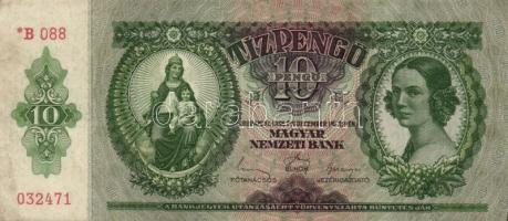 1936. 10P (7x) "*B" sorozat T:III