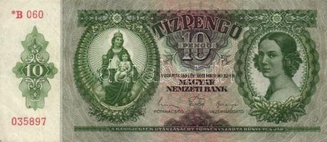 1936. 10P (7x) "*B" sorozat T:III