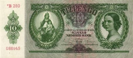 1936. 10P (7x) "*B" sorozat T:III