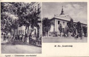 Gyönk gimnázium és járásbíróság