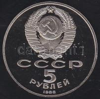 Szovjetunió 1988. 5R "kijevi Szent-Szófia székesegyház" T:PP Tanúsítvánnyal!