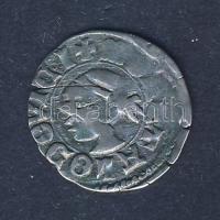 I. Lajos 1373-1382. Dénár Ag (ÉH.432) T:3 rep.