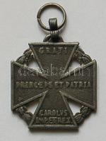 1916. I. világháborús IV. Károly kereszt mellszalag nélkül T:2