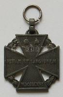 1916. I. világháborús IV. Károly kereszt mellszalag nélkül T:2