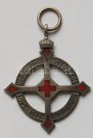 Bulgária 1912-1913.  Eleonore királynő adományozás - Ezüst Koronás Vörös Kereszt kitüntetés mellszalag nélkül T:2