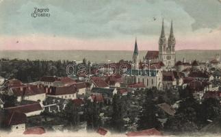 Zagreb with cathedral