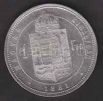 1881. 1Ft "Ferenc József" Ag T:2 apró ph