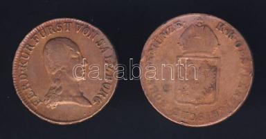 Osztrák Államok/Salzburg 1805. 1Kr T:3+ + Ausztria 1816A 1Kr T:3