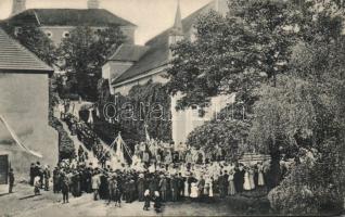 Zelená Hora festival with Franz Josef von Auersperg in 1911