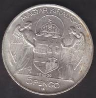 1939. 5P Ag "Horthy balra" T:2 k