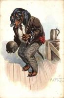 Bowling dog s: A. Greiner