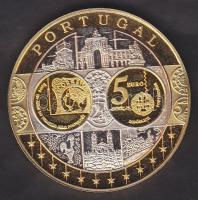 Portugália DN "Európai Unió" bimetál emlékérem T:PP