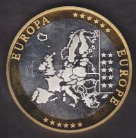 Portugália DN "Európai Unió" bimetál emlékérem T:PP