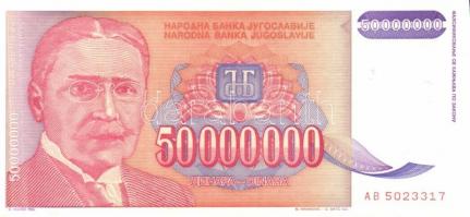 Jugoszlávia 20db klf modern bankjegy T:I