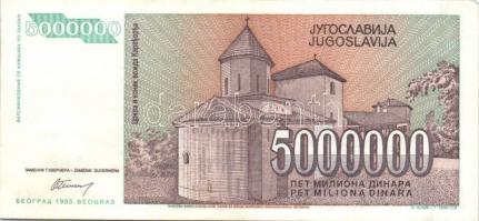 Jugoszlávia 20db klf modern bankjegy T:I