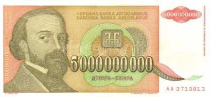 Jugoszlávia 20db klf modern bankjegy T:I