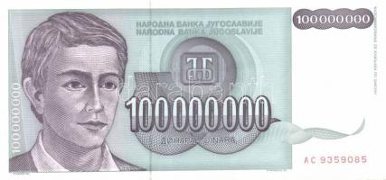 Jugoszlávia 20db klf modern bankjegy T:I