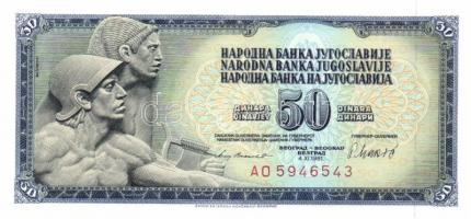 Jugoszlávia 20db klf modern bankjegy T:I