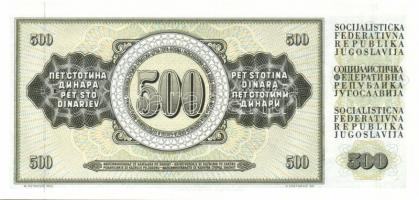 Jugoszlávia 20db klf modern bankjegy T:I