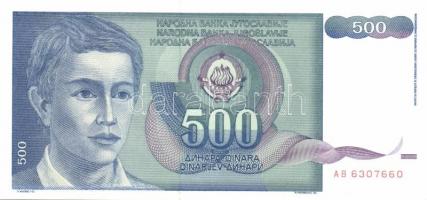 Jugoszlávia 20db klf modern bankjegy T:I