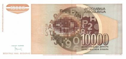 Jugoszlávia 20db klf modern bankjegy T:I