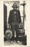 Jewish mushroom vendor from Zwiesel photo