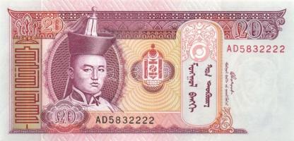 Mongólia 7klf modern bankjegy T:I