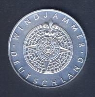 Németország DN. "Preussen-Windjamner" hajó Ag emlékérem T:BU / 20,1g