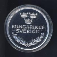 Svédország 1976. "XVI.Károly Gusztáv és Szilvia esküvője" Ag emlékérem T:PP 27,2g