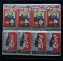 40db Coca-Cola telefonkártya gyűjtő tokban.