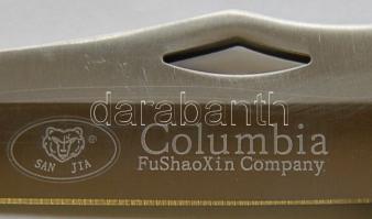 Columbia vadászkés fa nyéllel, tokban