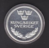 Svédország 1912-es stockholmi olimpia és V.Gusztáv emlékérme T:PP