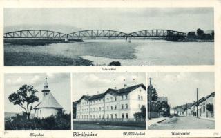 Királyháza with MÁV building