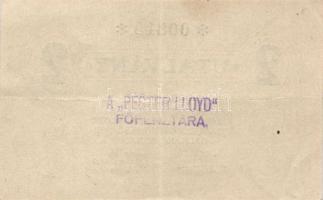 Dátum nélkül "Pester Lloyd" 1K, 2K, 3K 3db szükségpénz T:I,II