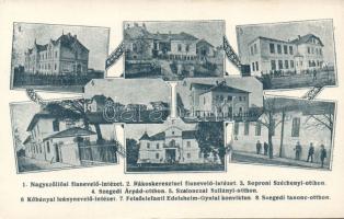Felsőelefánt, Szalonca, Kőbánya, Rákoskeresztúr boarding schools