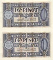 1938. 1P összefüggő függőleges 2-es ívben T:I