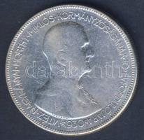 1930. 5P Ag "Horthy jobbra" T:3 kis ph