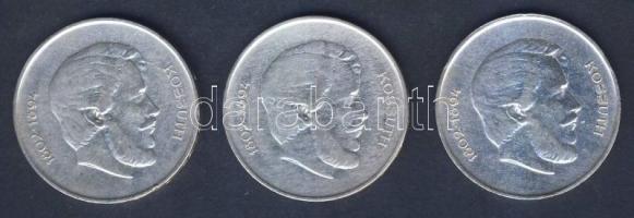 1947. 5Ft Ag "Kossuth" (3x) T:2/3,3 ph.