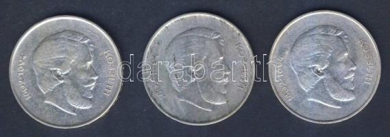 1947 5Ft Ag "Kossuth" (3x) T:3+,3