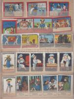 21 db szecessziós reklámcímke "Bäckerei Otto Kloss, Hamburg" (1910 körül)