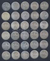 1993-94. 200Ft Ag "Deák" + "MNB" (30x) T:vegyes