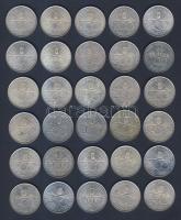 1993-94. 200Ft Ag "Deák" + "MNB" (30x) T:vegyes