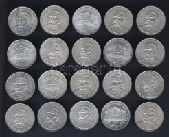 1993-94. 200Ft Ag "Deák" + "MNB" (20x) T:vegyes