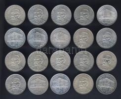 1993-94. 200Ft Ag "Deák" + "MNB" (20x) T:vegyes