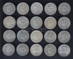 1993-94. 200Ft Ag "Deák" + "MNB" (20x) T:vegyes
