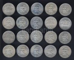 1993-94. 200Ft Ag "Deák" + "MNB" (20x) T:vegyes